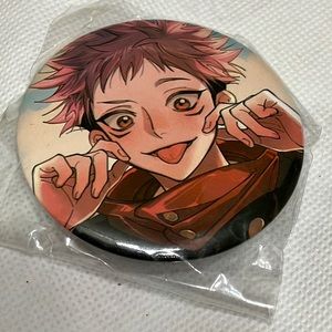 Jujutsu Kaisen Itadori Button Pin